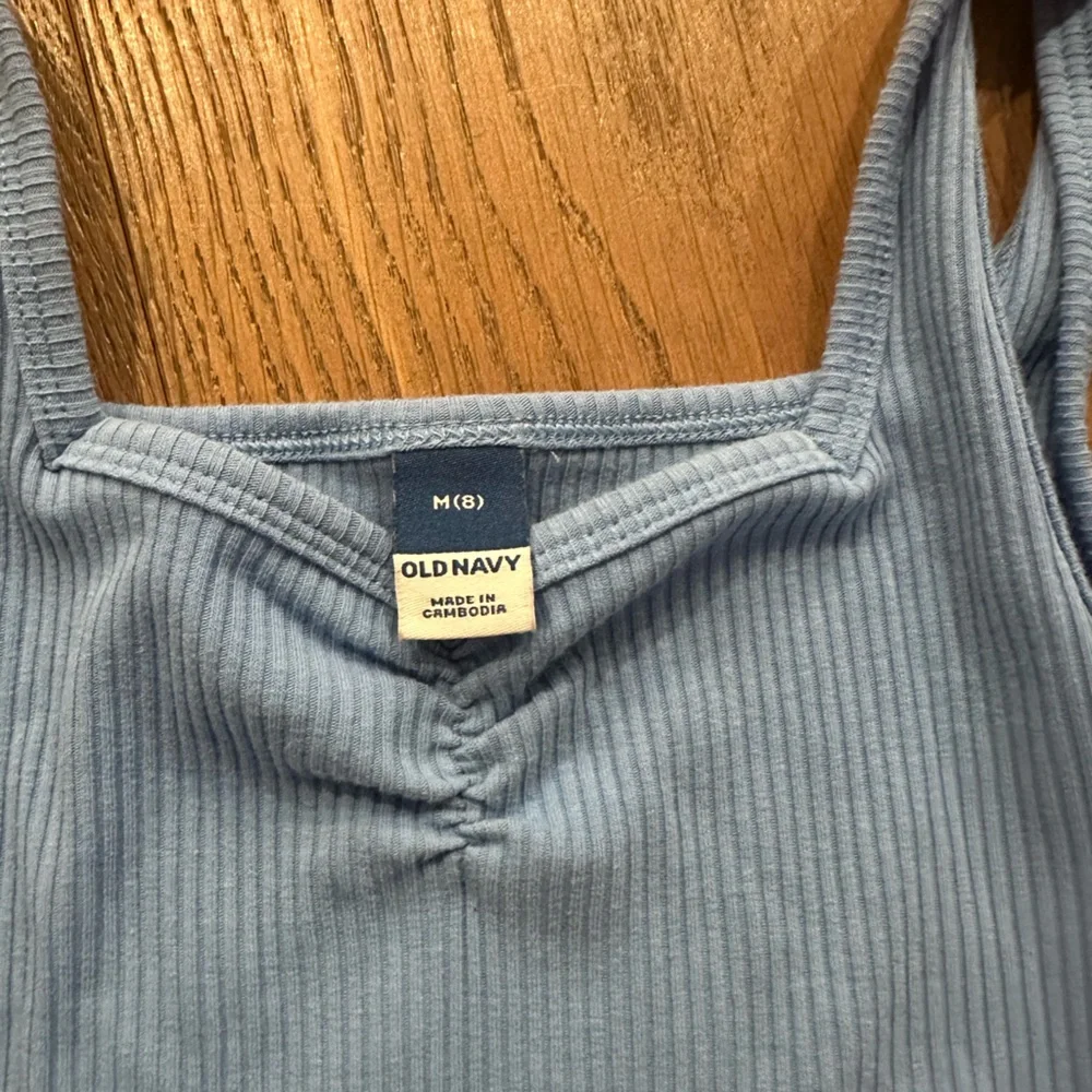 Gap & Old Navy Set Blue Tank Top, Black Skort & Orange Shorts Set